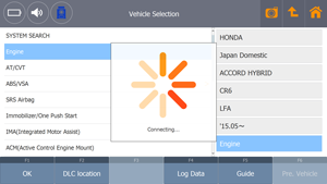 G-scan Tab System and DTC Auto Search