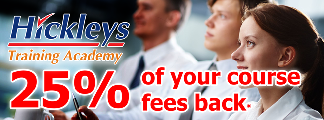 25% Training Course Fees Back