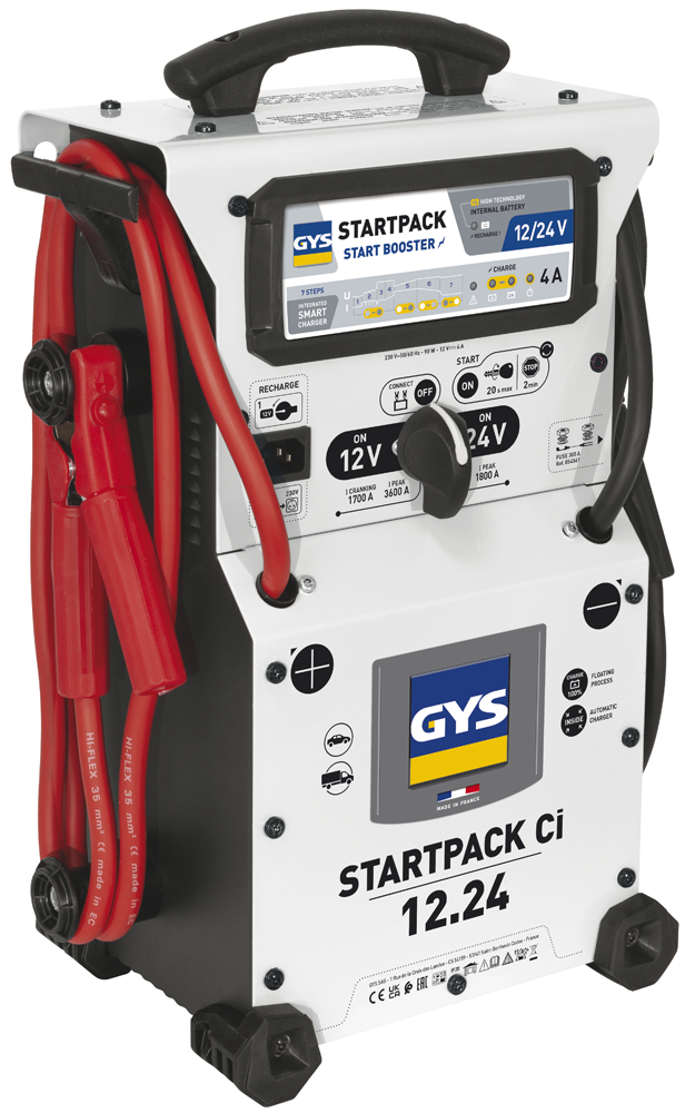 BOOSTER VL-PL - 12/24V 3700A - GYS startpack TRUCK : Outillage auto GYS -  Promeca