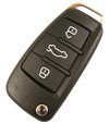 Audi Style Flip 3 Button Remote Audi Style Flip 3 Button Remote
