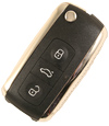 Chrome Style Flip 3 Button Remote Chrome Style Flip 3 Button Remote
