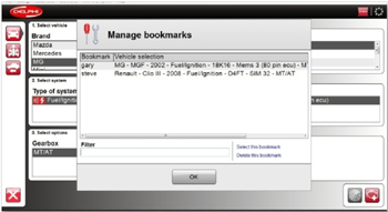 Manage Bookmarks