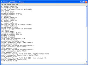 Durametric Porsche Diagnostic Tester Data Logging