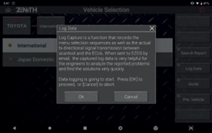 Zenith Z5 – Datenprotokoll- und Feedbacksystem