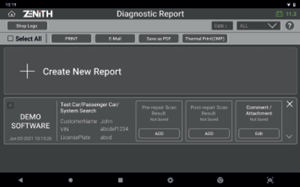 Zenith Z5 – Diagnosebericht vor und nach der Diagnose