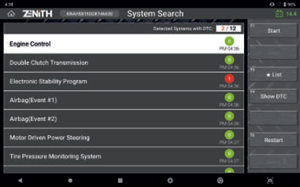 Zenith Z5 - Quick System Search