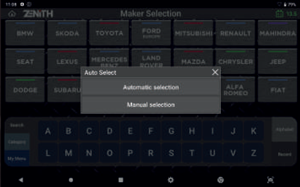 Zenith Z5 - Make Auto Selection