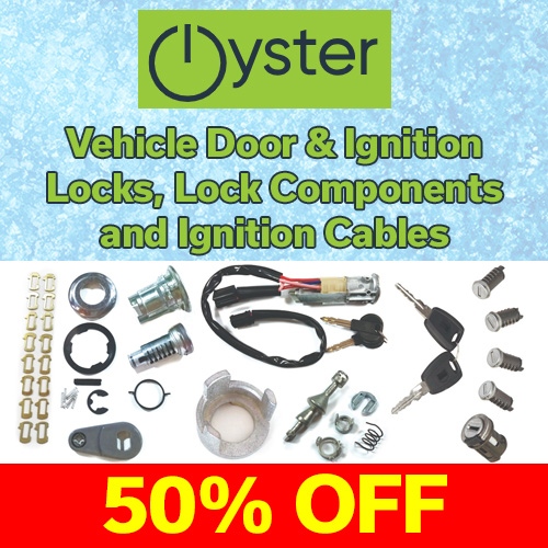 Our full range of Locks, Switches and Components from Oyster has now been reduced to clear.