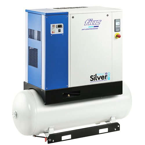 Silver Screw Compressor c/w Refrigerated Dryer NS 15 270D Silver Screw Compressor c/w Refrigerated Dryer NS 15 270D