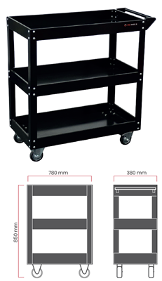 3 Tray Cart