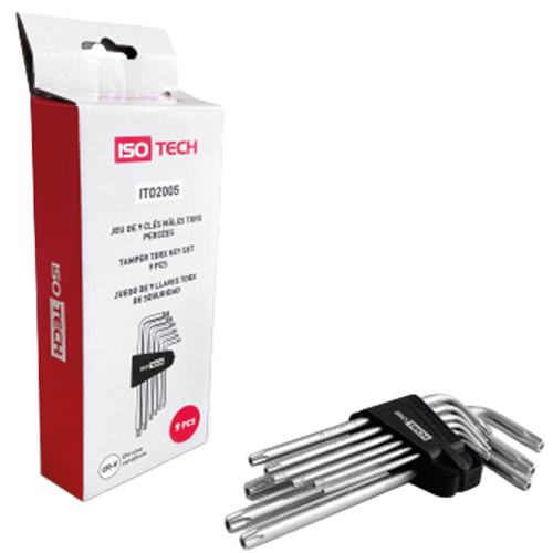 Isotec by Dama 9 Piece Torx Allen Key Set