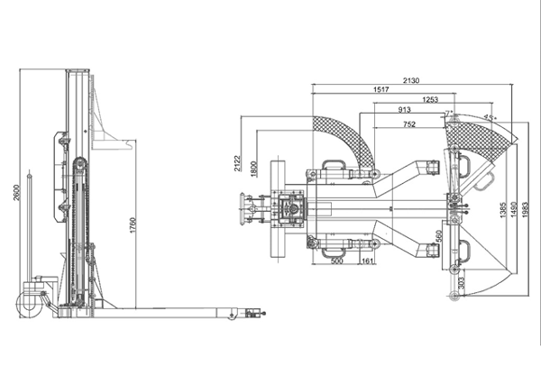 Dama HDM2.5Y 1 Post Lift