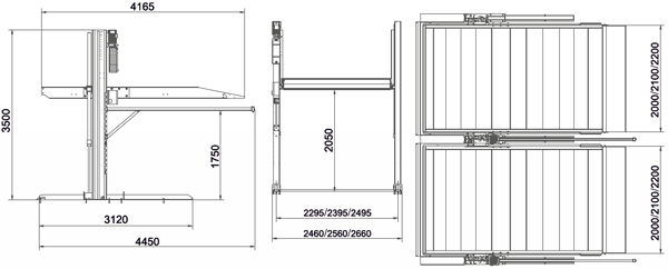 Dama HDM3.0P Parking Lift