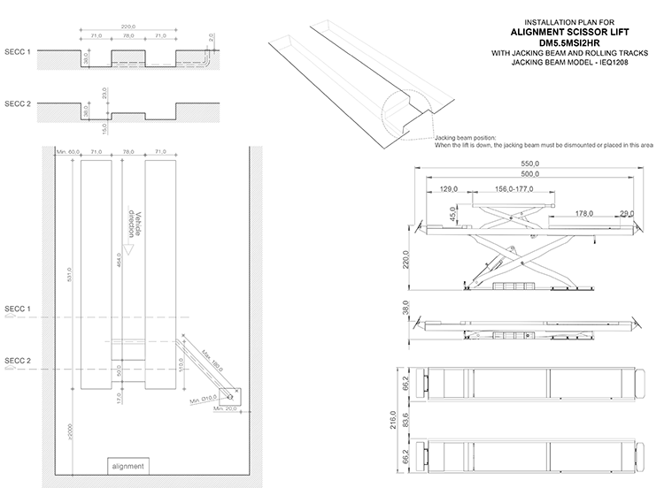 Dama HDM5.5MSI2HR Scissor Lift Dama HDM5.5MSI2HR Scissor Lift
