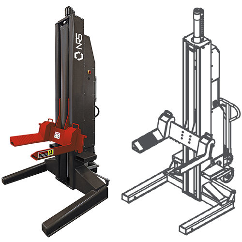 Dama HDM5500 Mobile Column Lift Dama HDM5500 Mobile Column Lift