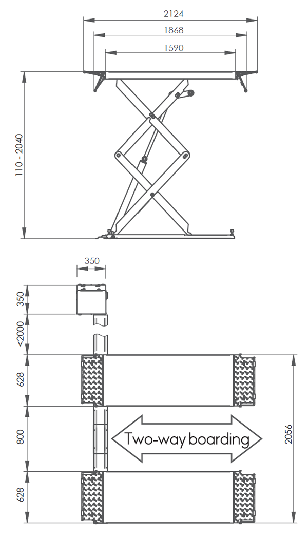 Dama HDM36PRO Scissor Lift