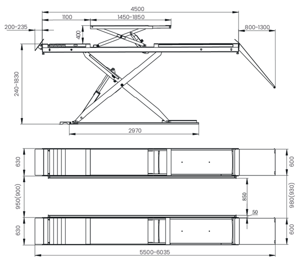 Dama HDM4.0MS Double Scissor Lift