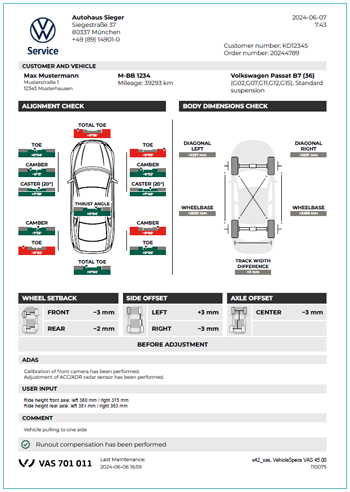 Beissbarth VAS 701 011 Wheel Alignment Beissbarth VAS 701 011 Wheel Alignment